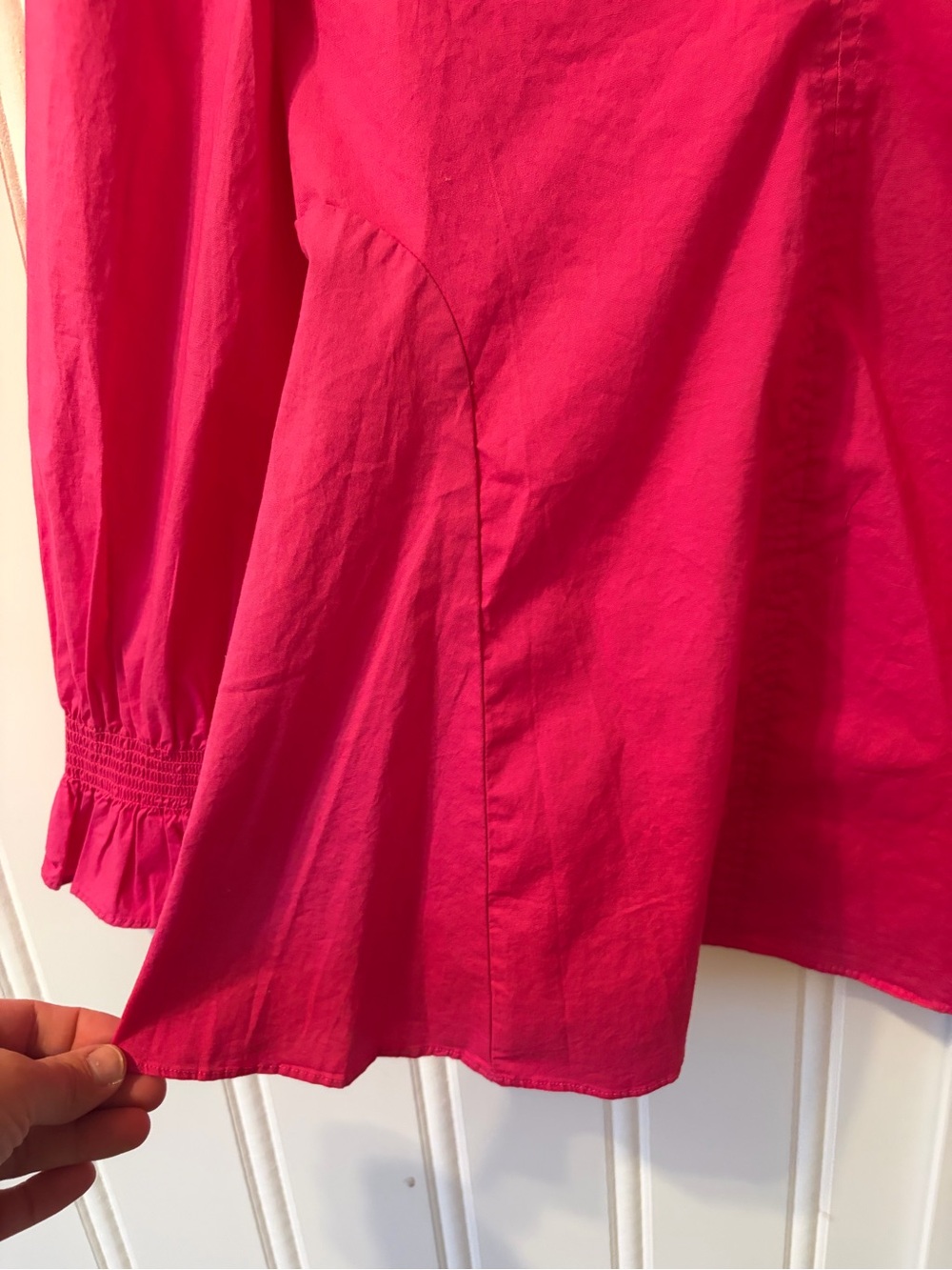 Tuckernuck Pomander Place Easton Blouse Pink Small - Picture 6 of 10